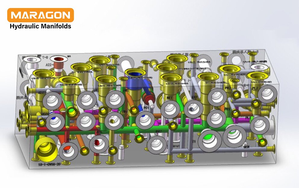 Custom Hydraulic Manifold Blocks Design For Construction Machinery